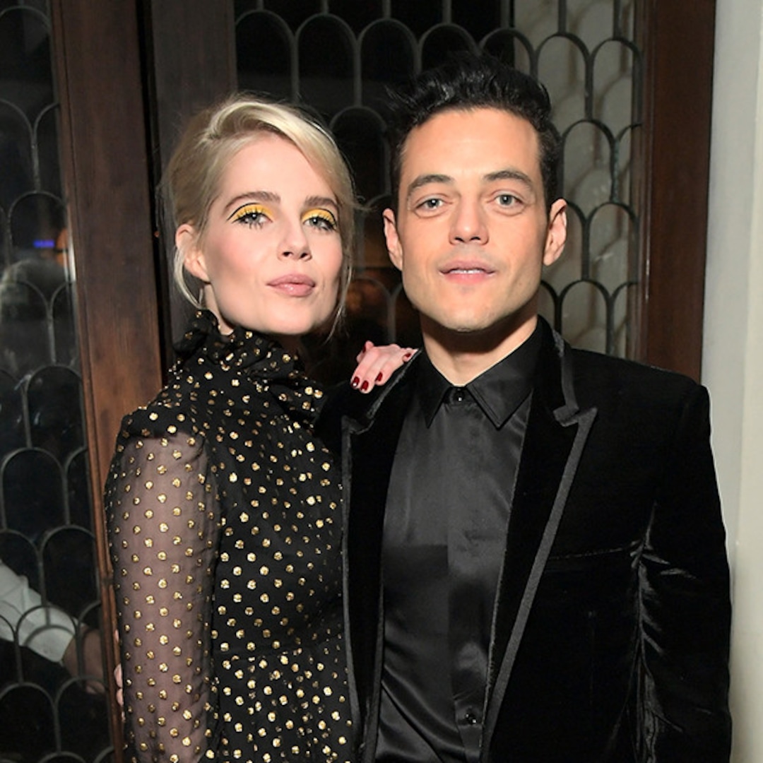 Rami Malek and Lucy Boynton Show Subtle PDA in Rare Public Sighting - E